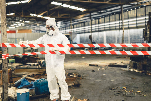 Professional Trauma Scene Cleanup technician working in Nebraska City, NE